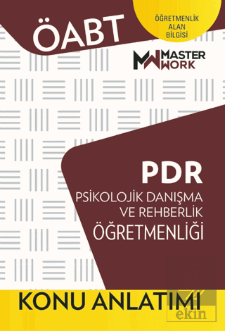 ÖABT - PDR - Psikolojik Danışma ve Rehberlik Öğret