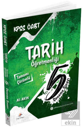 ÖABT Tarih Çözümlü 5 Deneme Sınavı