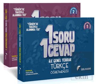 ÖABT Türkçe Öğretmenliği 1 Soru 1 Cevap ile Genel