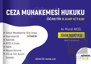 Öğretir Ceza Muhakemesi Hukuku Kamp Kitabı