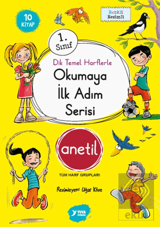 Okumaya İlk Adım Serisi Anetil Düz Yazı (10 Kitap)