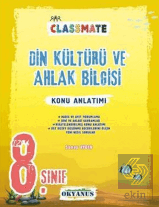 Okyanus 8.Sınıf Classmate Din Kültürü ve Ahlak Bil