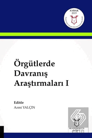 Örgütlerde Davranış Araştırmaları 1