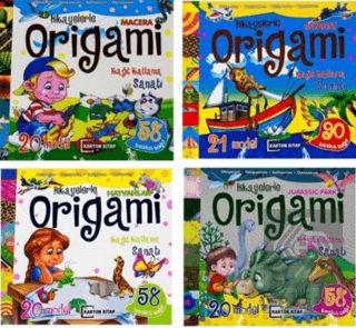 Origami Çocuklar İçin (4 Kitap Takım)