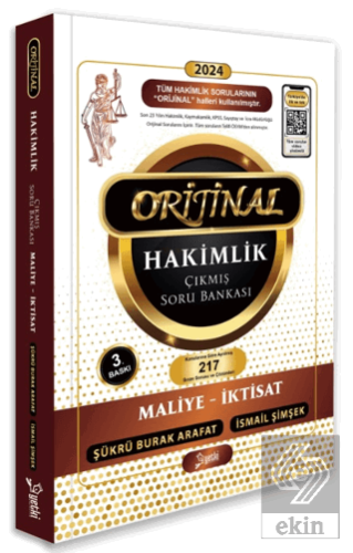 Orijinal Maliye - İktisat Hakimlik Çıkmış Soru Bankası