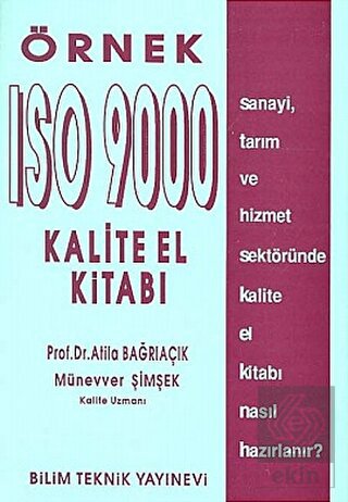 Örnek ISO 9000 Kalite El Kitabı