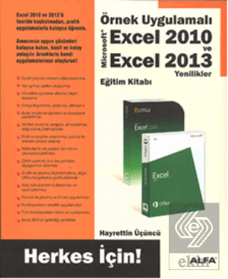 Örnek Uygulamalı Excel 2010 ve Excel 2013