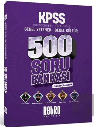 Ortaöğretim - Ön Lisans 500 Soru Bankası