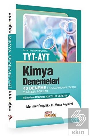 ÖSYM Tarzı Sorularla TYT- AYT Kimya Denemeleri