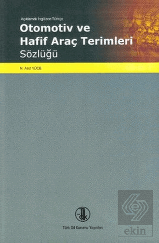 Otomotiv ve Hafif Araç Terimleri Sözlüğü