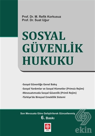 Sosyal Güvenlik Hukuku M. 6.Baskı