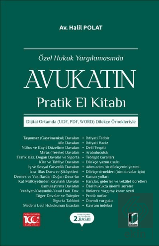 Özel Hukuk Yargılamasında Avukatın Pratik El Kitab