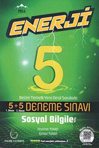 Palme 5. Sınıf Enerji Sosyal Bilgiler 5+5 Deneme S