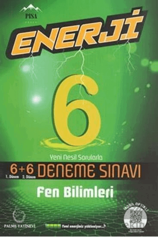 Palme 6. Sınıf Enerji Fen Bilimleri 6+6 Deneme Sın