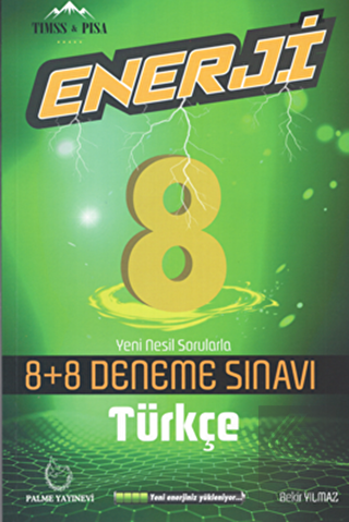 Palme 8.Sınıf Enerji Türkçe 8+8 Deneme Sınavı