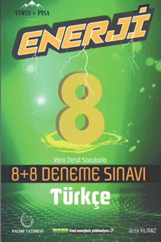 Palme 8.Sınıf Enerji Türkçe 8+8 Deneme Sınavı