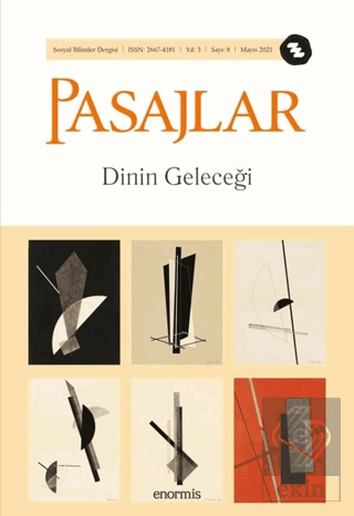 Pasajlar Sosyal Bilimler Dergisi Sayı: 8 Mayıs 2021