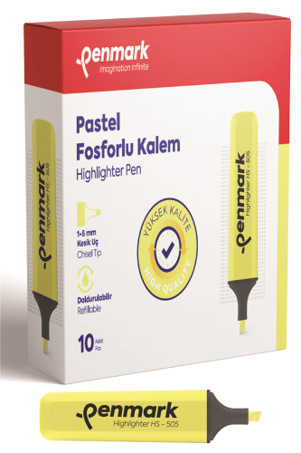 Penmark Pastel Fosforlu Kalem Limoni