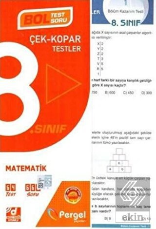 Pergel 8. Sınıf Matematik Çek Kopar Yaprak Test