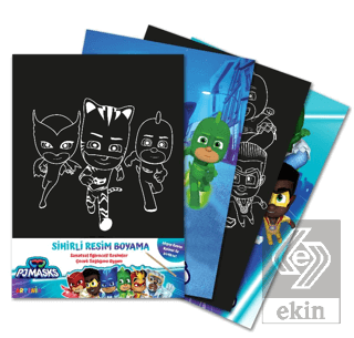 Pjmasks Sihirli Resim Boyama – Ahşap Kalem Hediyeli