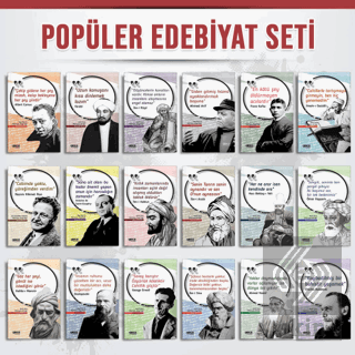 Popüler Edebiyat Seti (18 Kitap)