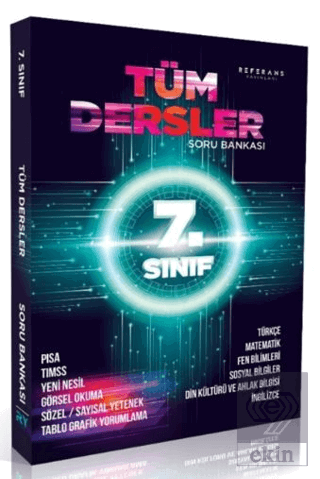 Referans Yayınları 7. Sınıf Tüm Dersler Soru Banka