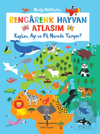 Rengarenk Hayvan Atlasım - Kaplan, Ayı Ve Fil Nere