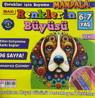 Renklerin Büyüsü Mandala 6-7 Yaş 2024