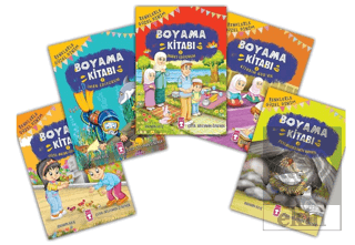 Renklerle Güzel Dinim Boyama Kitabı Set (5 Kitap)