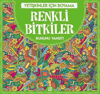 Renkli Bitkiler - Yetişkinler İçin Boyama