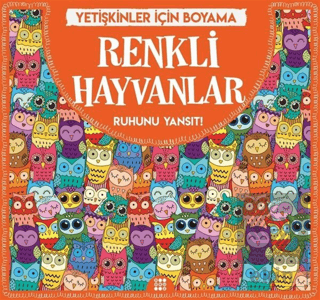 Renkli Hayvanlar - Yetişkinler İçin Boyama