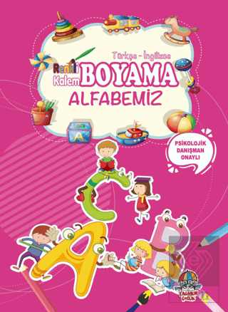 Renkli Kalem Boyama - Alfabemiz