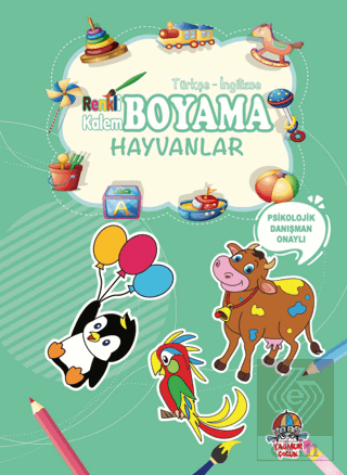 Renkli Kalem Boyama - Hayvanlar