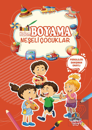 Renkli Kalem Boyama - Neşeli Çocuklar