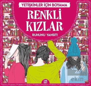 Renkli Kızlar - Yetişkinler İçin Boyama