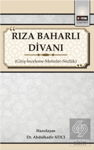 Rıza Baharlı Divanı