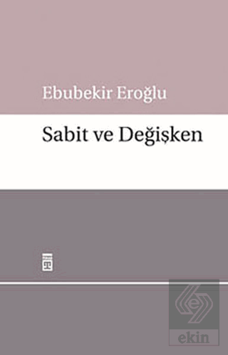 Sabit ve Değişken