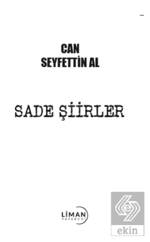 Sade Şiirler