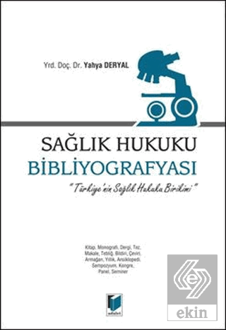 Sağlık Hukuku Bibliyografyası