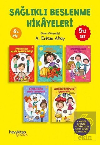 Sağlıklı Beslenme Hikayeleri (5 Kitap Takım)