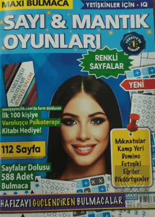 Sayı ve Mantık Oyunları Maxi Bulmaca 2024 - 03