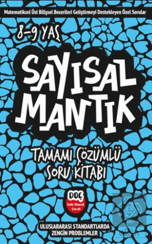 Sayısal Mantık Tamamı Çözümlü Soru Kitabı 8-9 Yaş