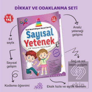 Sayısal Yetenek Matematik Bilişsel Beceri Serisi 4-5 Yaş