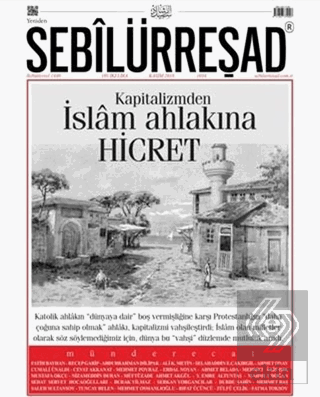 Sebilürreşad Dergisi Sayı: 1034 Kasım 2018