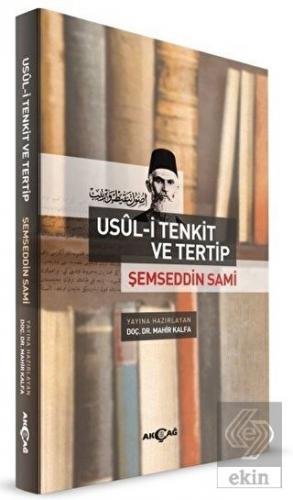 Şemseddin Sami - Usül-i Tenkit ve Tertip