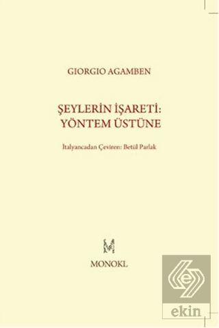 Şeylerin İşareti: Yöntem Üstüne