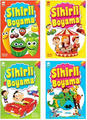 Sihirli Boyama (4 Kitap Takım)