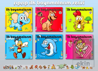 Şıpşıp İlk Boyamalarım (6 Kitap Set)