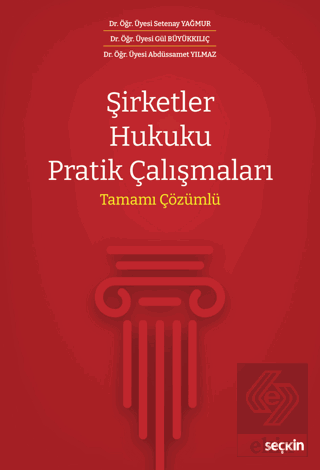 Şirketler Hukuku Pratik Çalışmaları Tamamı Çözümlü