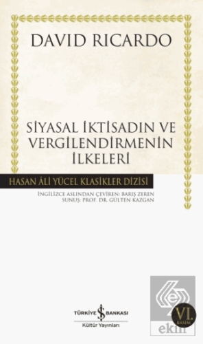 Siyasal İktisadın ve Vergilendirmenin İlkeleri